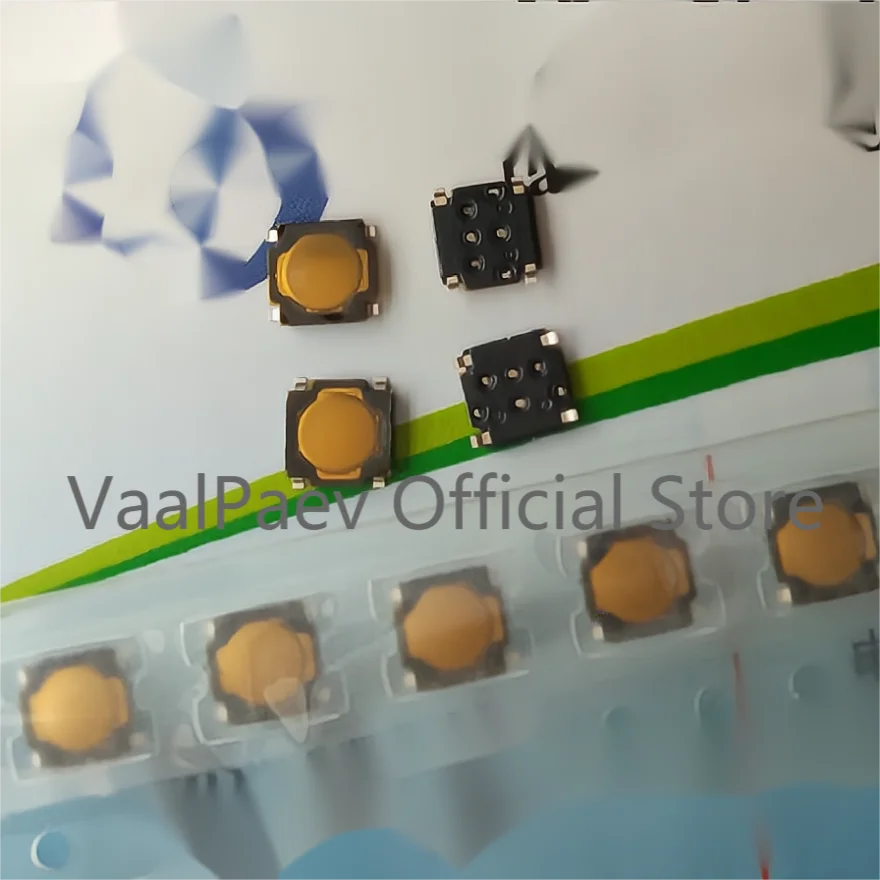 50pcs/lot SOT-152HST 4.5*4.5*0.5mm Japan Mitsumi Keypad Switch SPST 0.02A 15VDC 1.57N Solder Terminal SMD- Straight Type
50pcs/lot SOT-152HST 4.5*4.5*0.5mm Japan Mitsumi Keypad Switch SPST 0.02A 15VDC 1.57N Solder Terminal SMD- Straight Type