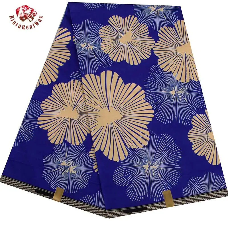 Flower Pattern Polyester Fabric 6Yards/Lot African Real Wax Prints Dress Fabric Sewing Material Sewing Accessories FP6383
Flower Pattern Polyester Fabric 6Yards/Lot African Real Wax Prints Dress Fabric Sewing Material Sewing Accessories FP6383