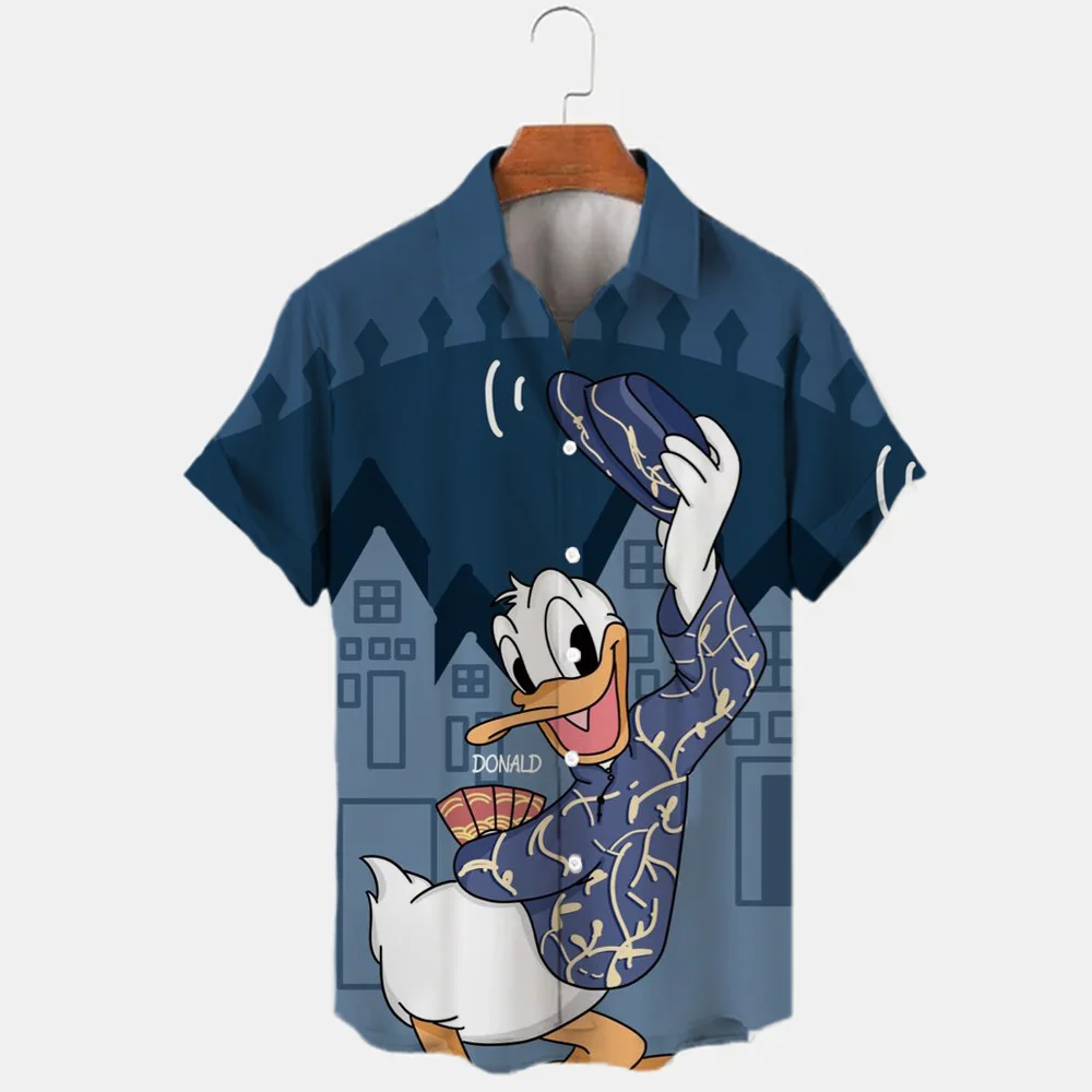summer 3D Printing Disney Donald Duck Mickey Mouse Floral Temperament Men's Shirt Summer Fashion Street Trend Retro Boutique Top
summer 3D Printing Disney Donald Duck Mickey Mouse Floral Temperament Men's Shirt Summer Fashion Street Trend Retro Boutique Top
