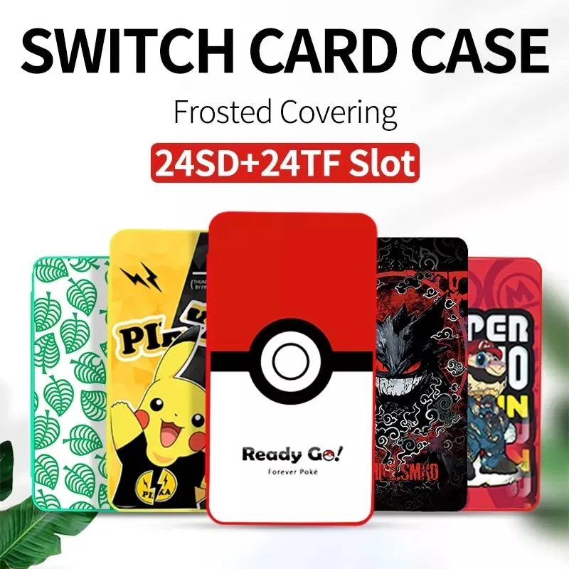 Чехол для карт серии Pokemon Ds с переключателем 24Sd + 24Tf слотбокс вмещает игровой картридж, консоль, карта Mario Zelda, магнитная упаковка, коробка для ...
Чехол для карт серии Pokemon Ds с переключателем 24Sd + 24Tf слотбокс вмещает игровой картридж, консоль, карта Mario Zelda, магнитная упаковка, коробка для ...