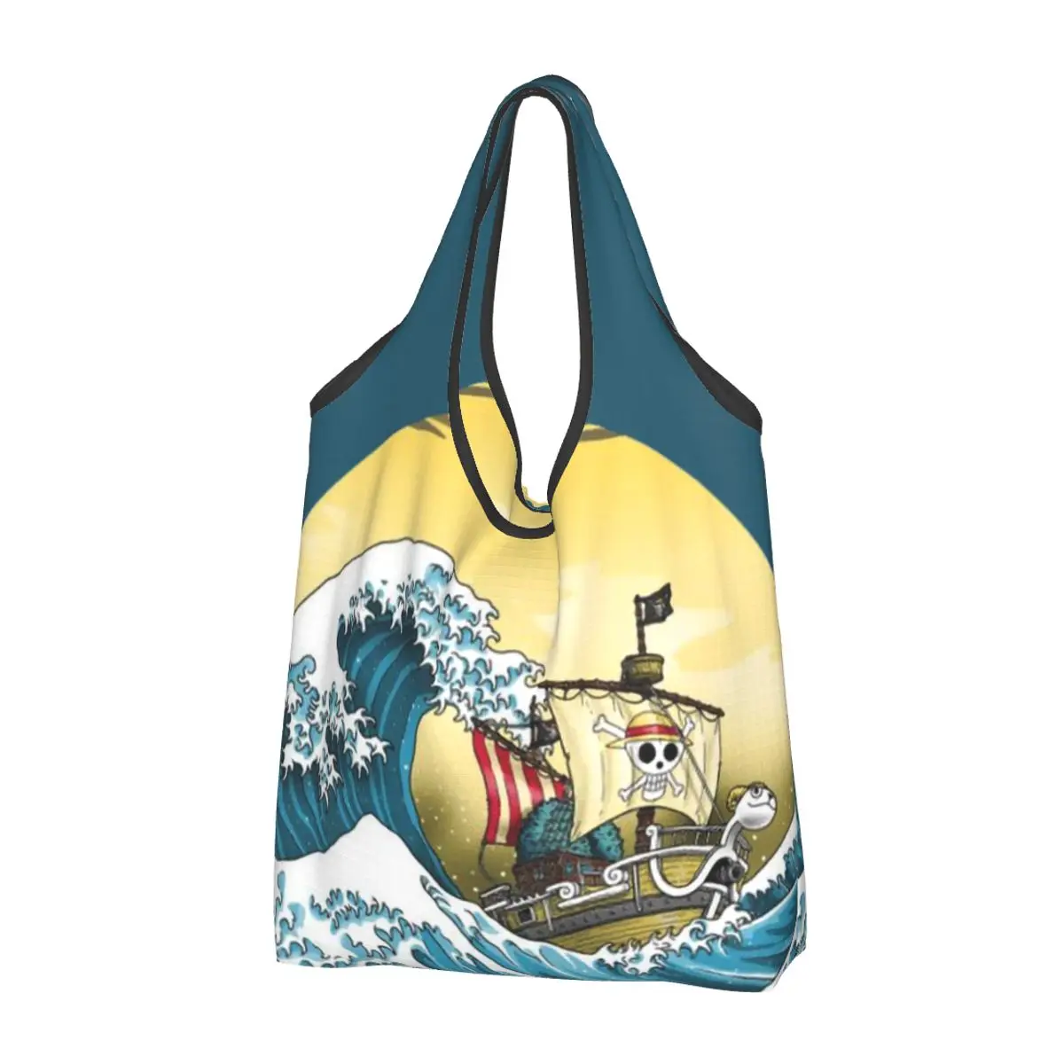 Cute One Pieces Pirates Skull Shopping Tote Bags Portable Anime Manga Japanese Grocery Shopper Shoulder Bag
Cute One Pieces Pirates Skull Shopping Tote Bags Portable Anime Manga Japanese Grocery Shopper Shoulder Bag