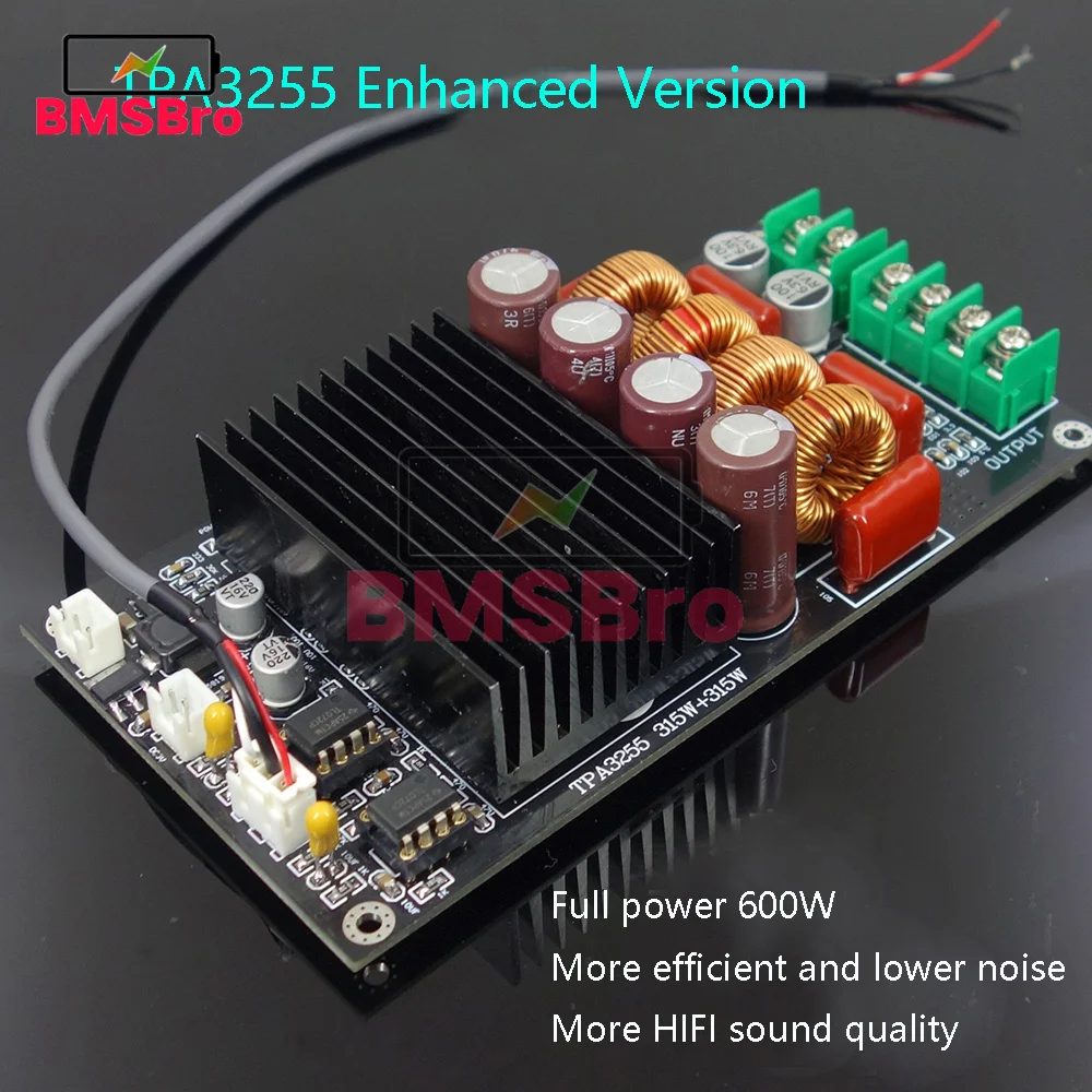 Новая модернизированная Плата усилителя HiFi высокой мощности TPA3255 SAMP-100 TPA3255 2x300 Вт 600 Вт стерео класса D
Новая модернизированная Плата усилителя HiFi высокой мощности TPA3255 SAMP-100 TPA3255 2x300 Вт 600 Вт стерео класса D
