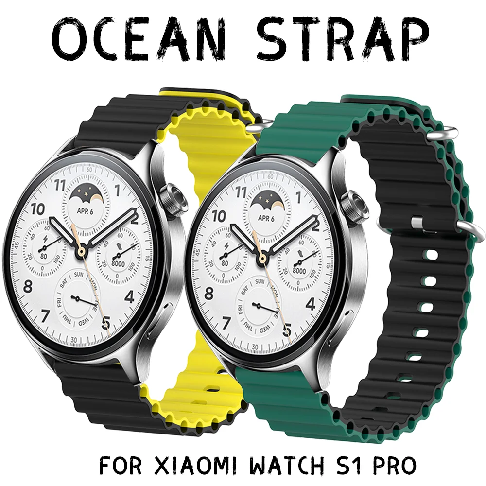 22mm Ocean Strap Watchband for Xiaomi Watch S1 Pro/Active Smart Wristband Bracelet for Xiaomi Mi Watch Color 2 Band Accessories
22mm Ocean Strap Watchband for Xiaomi Watch S1 Pro/Active Smart Wristband Bracelet for Xiaomi Mi Watch Color 2 Band Accessories