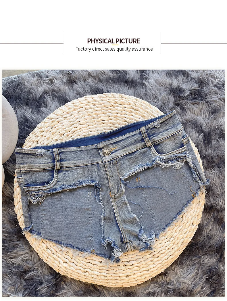 2023 Summer Women's Sexy Ultra Low Waist Denim Jeans Shorts Dj Polo Dance Bar Nightclub Short Feminino
2023 Summer Women's Sexy Ultra Low Waist Denim Jeans Shorts Dj Polo Dance Bar Nightclub Short Feminino