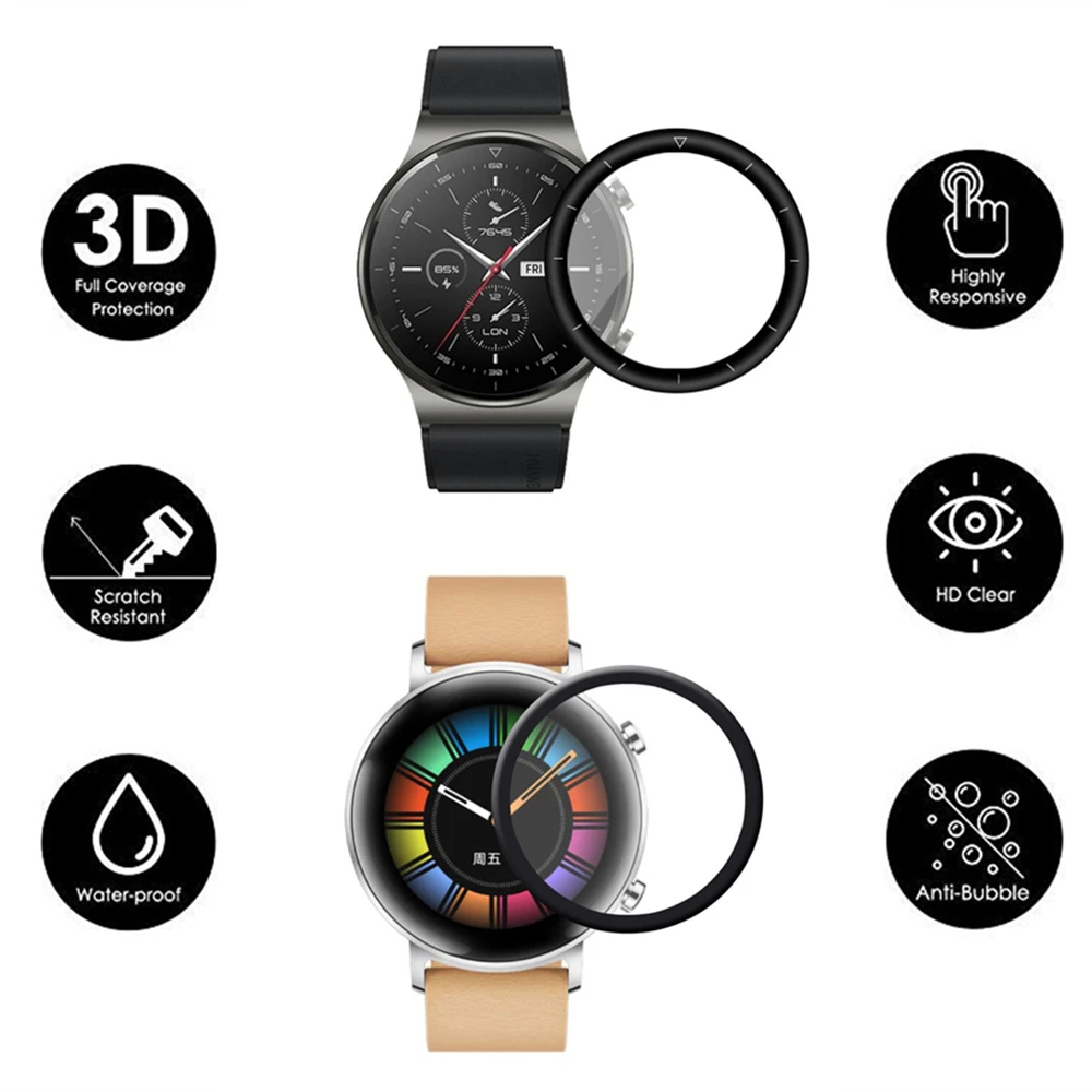3D Curved Protection For Huawei Honor Watch GT 2 Pro / GT 2e / GT2 / Magic 2 46mm 42mm Screen Protector Film Cover (Not Glass)
3D Curved Protection For Huawei Honor Watch GT 2 Pro / GT 2e / GT2 / Magic 2 46mm 42mm Screen Protector Film Cover (Not Glass)