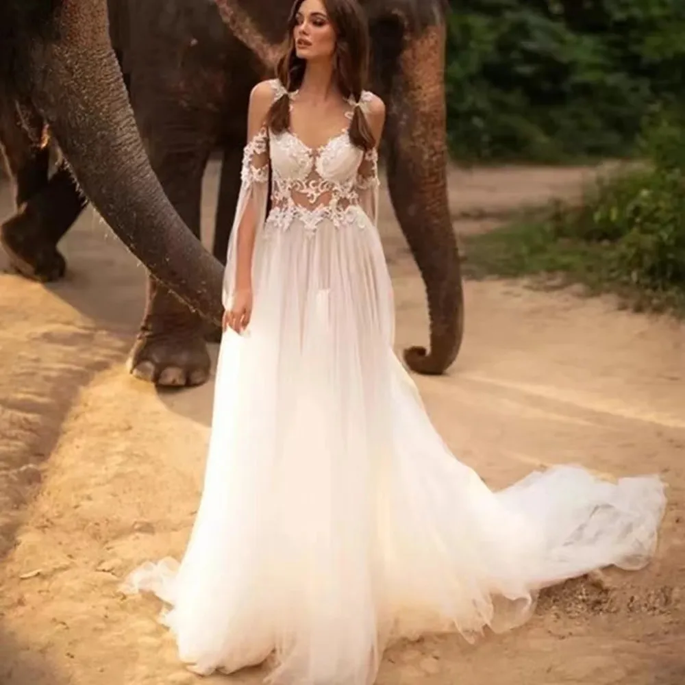 Gorgeous A-Line Wedding Dress Sexy Backless Off The Shoulder Bridal Gwon Sweetheart Neck Sweep Train Vestido De Novia
Gorgeous A-Line Wedding Dress Sexy Backless Off The Shoulder Bridal Gwon Sweetheart Neck Sweep Train Vestido De Novia