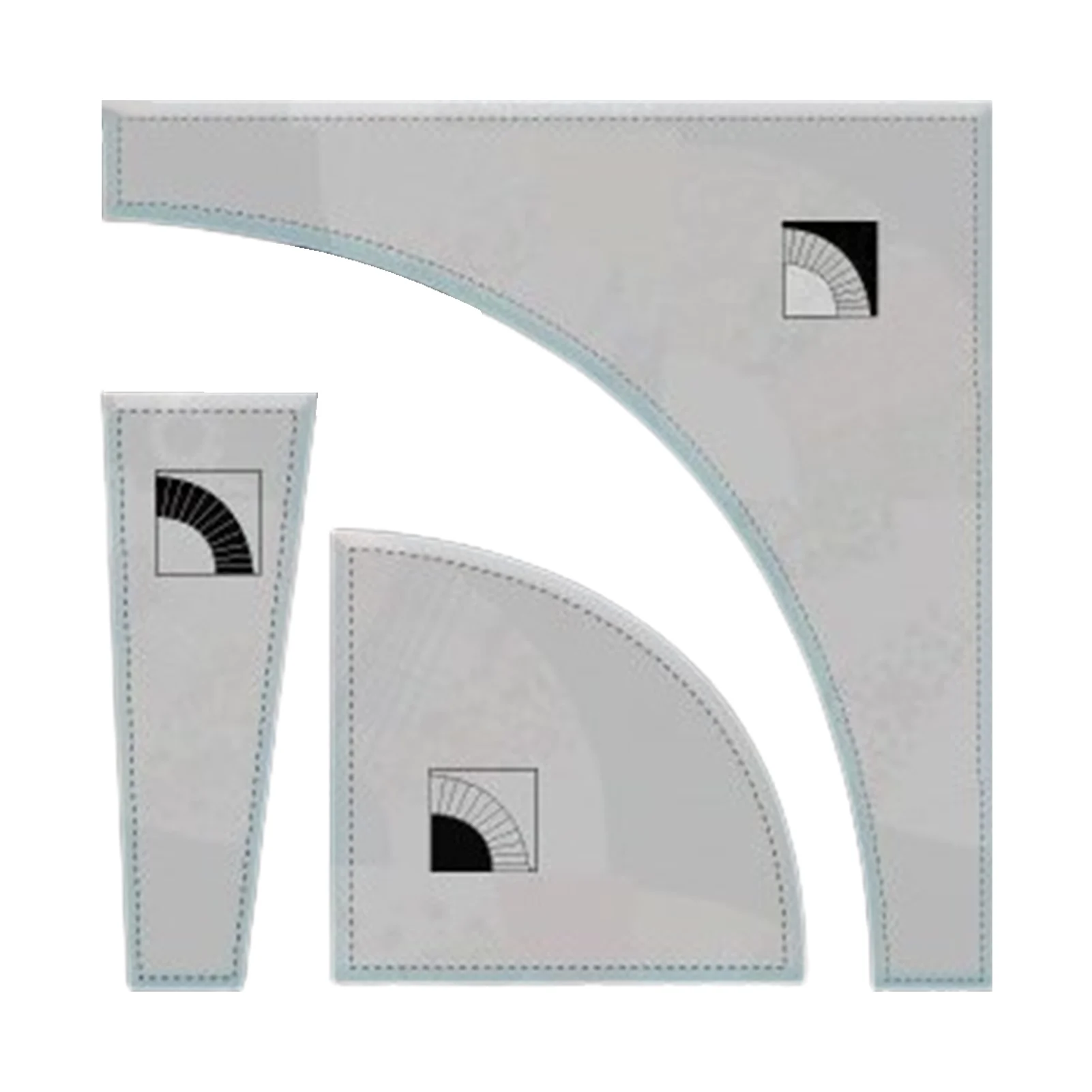 Fan-shaped Quilt Template Set Acrylic Rulers For Cutting Patterns Acrylic DIY Sewing Tools Grids Scrap Crazy Templates Quilt
Fan-shaped Quilt Template Set Acrylic Rulers For Cutting Patterns Acrylic DIY Sewing Tools Grids Scrap Crazy Templates Quilt