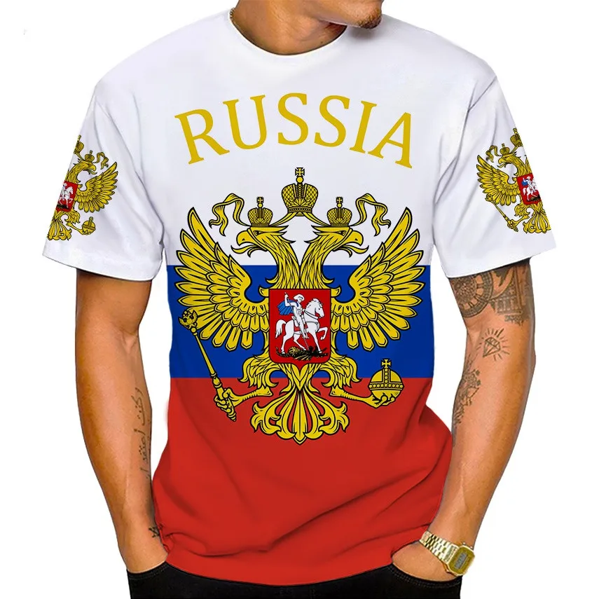 3D printed Russian Flag Man T-shirt, loose and breathable fitted T-shirt, summer 2022
3D printed Russian Flag Man T-shirt, loose and breathable fitted T-shirt, summer 2022
