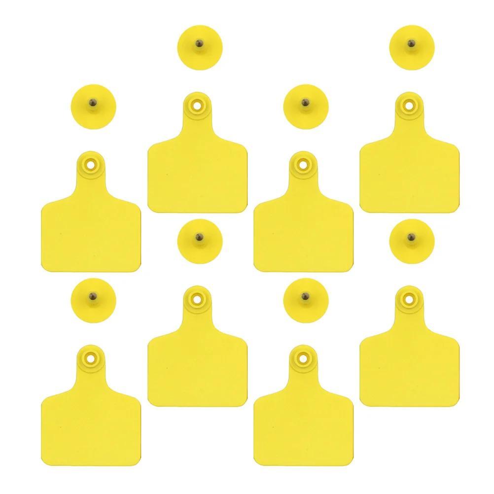 Ear Tags Tag Cattle Cow Blank Animal Sheep Livestock Plastic Goats Accessories Reusable Identification Calf Id Goat Number Farm
Ear Tags Tag Cattle Cow Blank Animal Sheep Livestock Plastic Goats Accessories Reusable Identification Calf Id Goat Number Farm