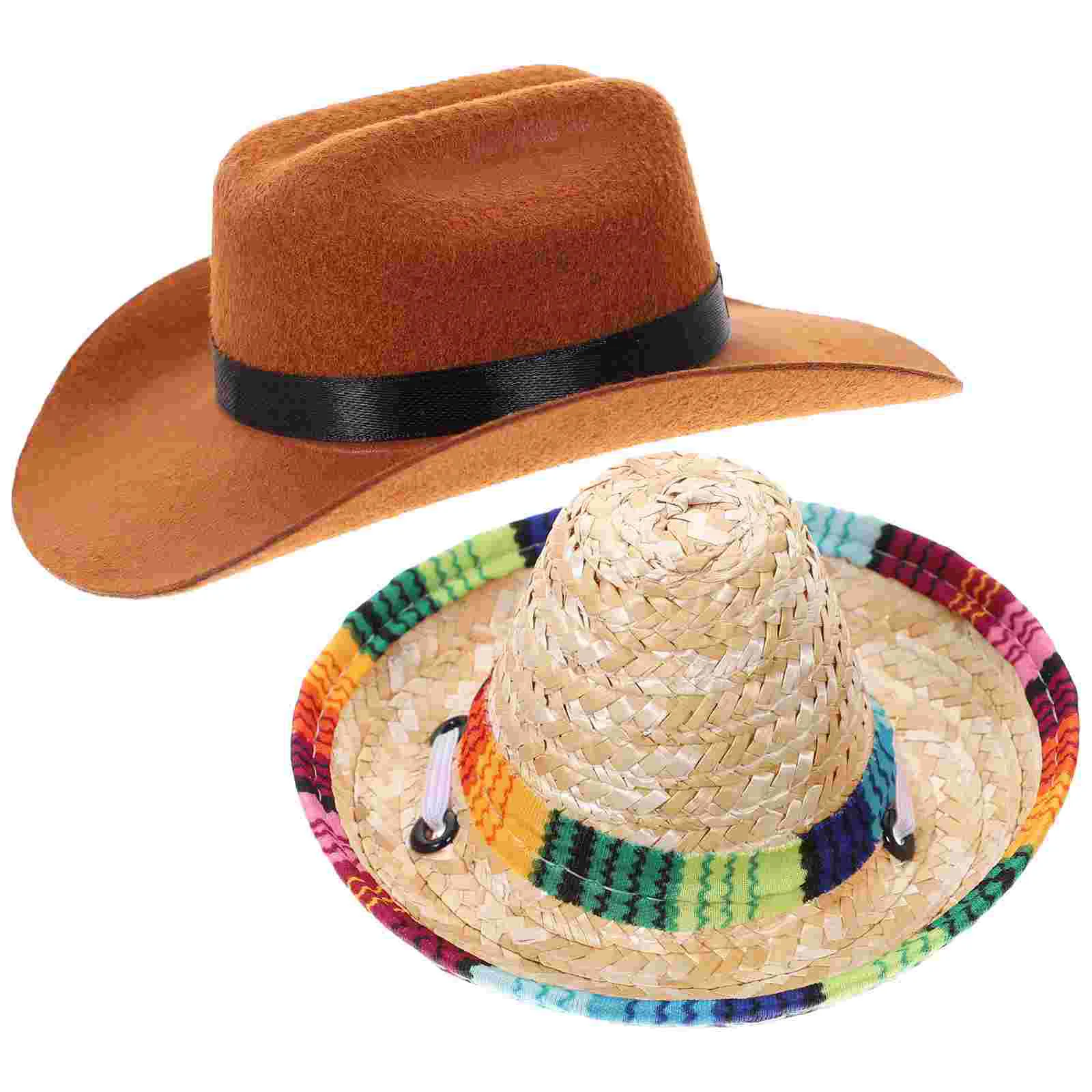 2 Pcs Mexican Hat Tiny Cowboy Hat Cat Straw Hat Cat Hats Dog Hats Large Dogs Pet Hat
2 Pcs Mexican Hat Tiny Cowboy Hat Cat Straw Hat Cat Hats Dog Hats Large Dogs Pet Hat