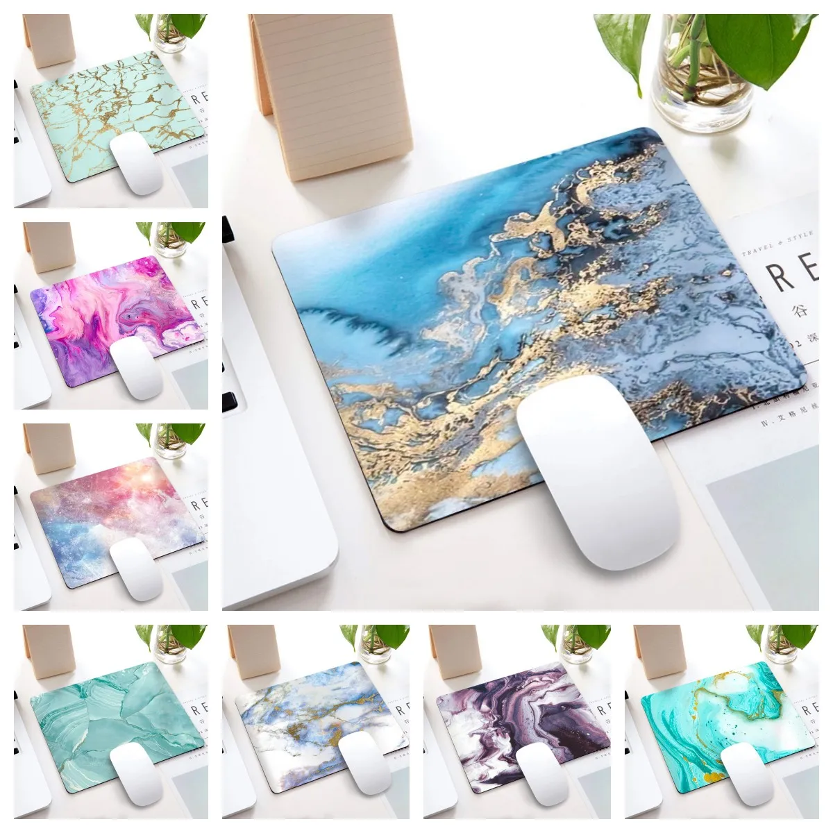 Коврик для мыши с мраморным рисунком в скандинавском стиле, резиновый коврик для игрового ноутбука, компьютерного стола, коврик для мыши, коврик для запястья, набор аксессуаров для офисного стола
Коврик для мыши с мраморным рисунком в скандинавском стиле, резиновый коврик для игрового ноутбука, компьютерного стола, коврик для мыши, коврик для запястья, набор аксессуаров для офисного стола