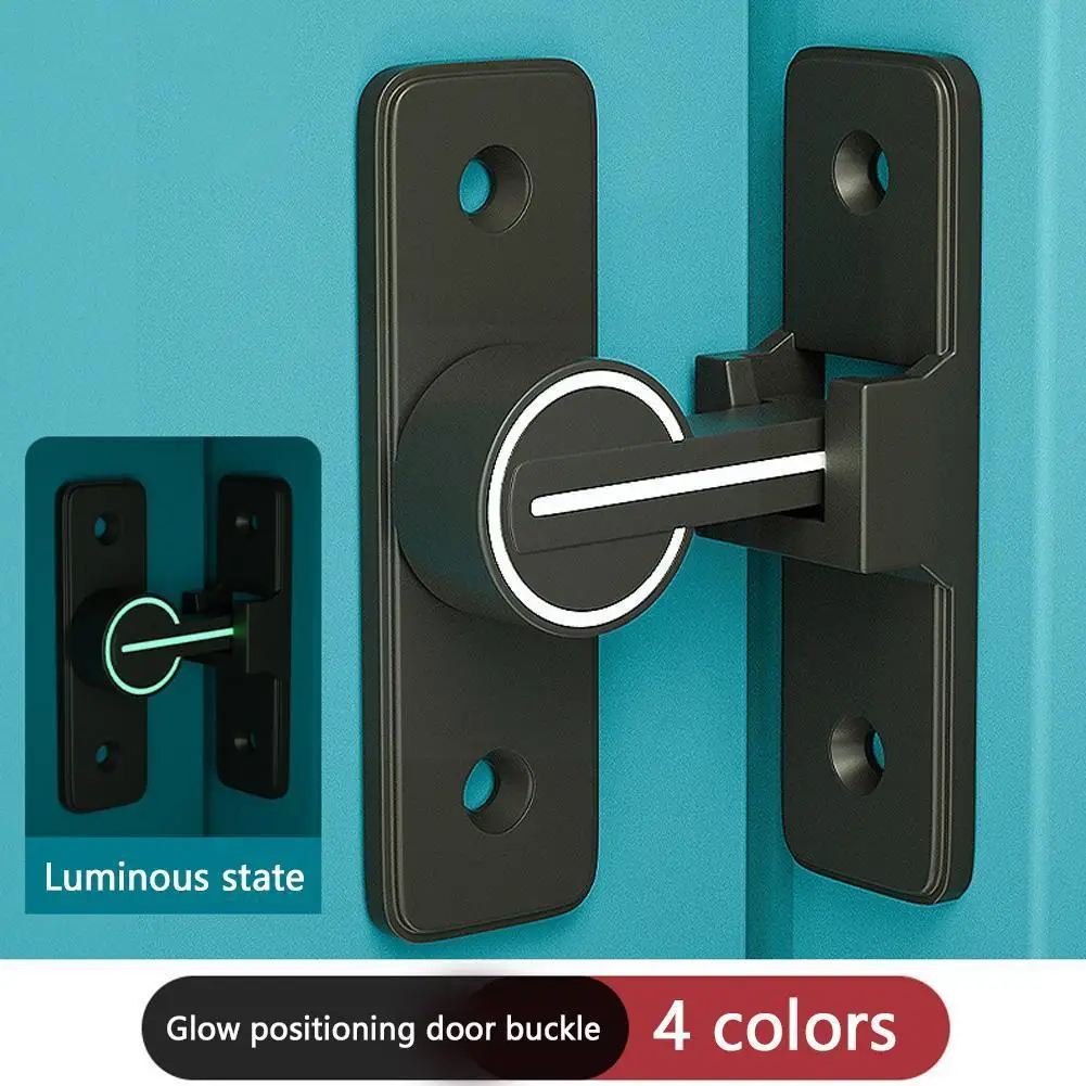Glow Bolt Indoor No-hole Door Buckle Door Bolt Toilet Buckle Lock Door Room Door Exposed Style Door Old T8q2
Glow Bolt Indoor No-hole Door Buckle Door Bolt Toilet Buckle Lock Door Room Door Exposed Style Door Old T8q2