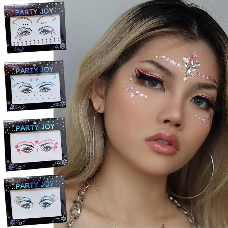 Glitter Face Jewelry Face Jewels Stickers Diamond Makeup Body Art Eyeliner Tattoos Party Bady Makeup Tools Eye Style Rhinestones
Glitter Face Jewelry Face Jewels Stickers Diamond Makeup Body Art Eyeliner Tattoos Party Bady Makeup Tools Eye Style Rhinestones