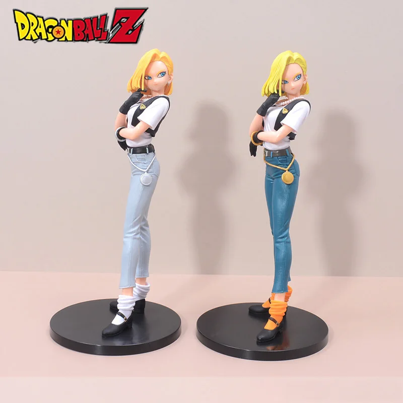 Artificial Man No. 18 Dragon Ball Shining Charm Kawaii Lanqi Cyborg Standing Pose Sexy Model Figure Ornaments Anime Boxed Toys
Artificial Man No. 18 Dragon Ball Shining Charm Kawaii Lanqi Cyborg Standing Pose Sexy Model Figure Ornaments Anime Boxed Toys