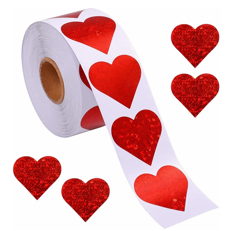 500pcs Heart Shape Valentine's Day Stickers Birthday Party Seal Labels Cute Stickers Box Tag Stickers Self-adhesive Label
500pcs Heart Shape Valentine's Day Stickers Birthday Party Seal Labels Cute Stickers Box Tag Stickers Self-adhesive Label