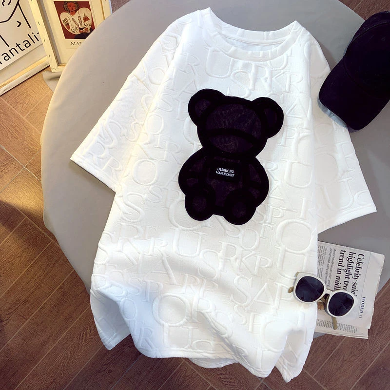 T-shirt hoody blouse women set tube top sweater Fashion Little Bears Print Funny Graphic Tee Shirt Summer White Cotton Aesthetic
T-shirt hoody blouse women set tube top sweater Fashion Little Bears Print Funny Graphic Tee Shirt Summer White Cotton Aesthetic
