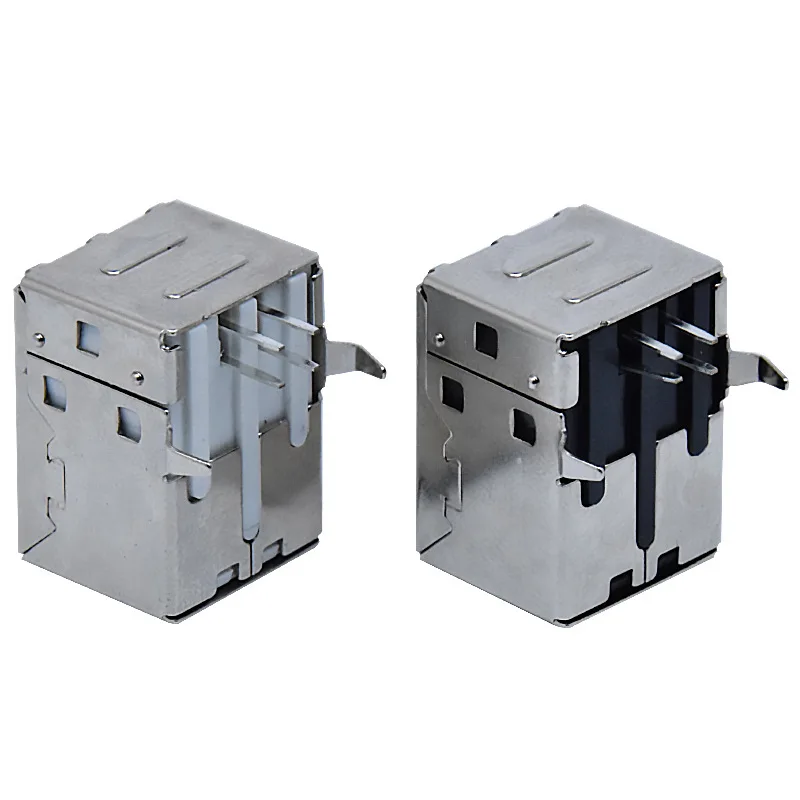10Pcs Square USB 2.0 Socket Usb 4Pin B Type Female 90 Degree Plug-in PCB Welding Parent Connector for Printer Data Black White
10Pcs Square USB 2.0 Socket Usb 4Pin B Type Female 90 Degree Plug-in PCB Welding Parent Connector for Printer Data Black White