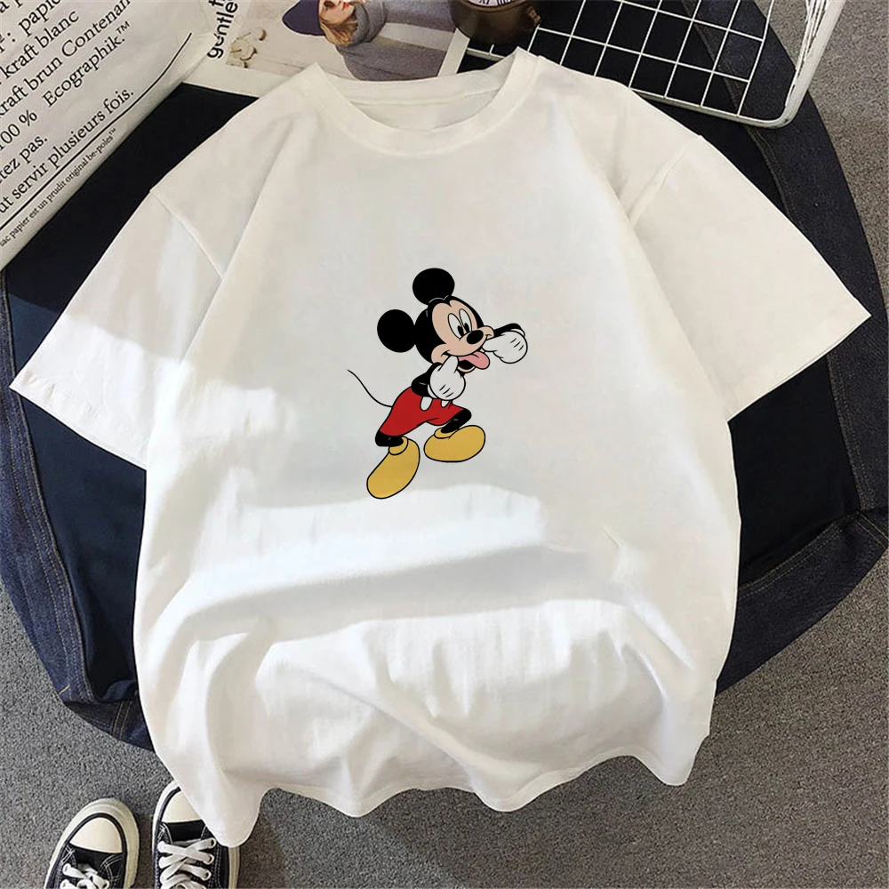 New Product Disney T-shirts Baby Mickey And Friends White Printing Tshirt Casual Summer Short Sleeve Cotton Clothes Streetwear
New Product Disney T-shirts Baby Mickey And Friends White Printing Tshirt Casual Summer Short Sleeve Cotton Clothes Streetwear