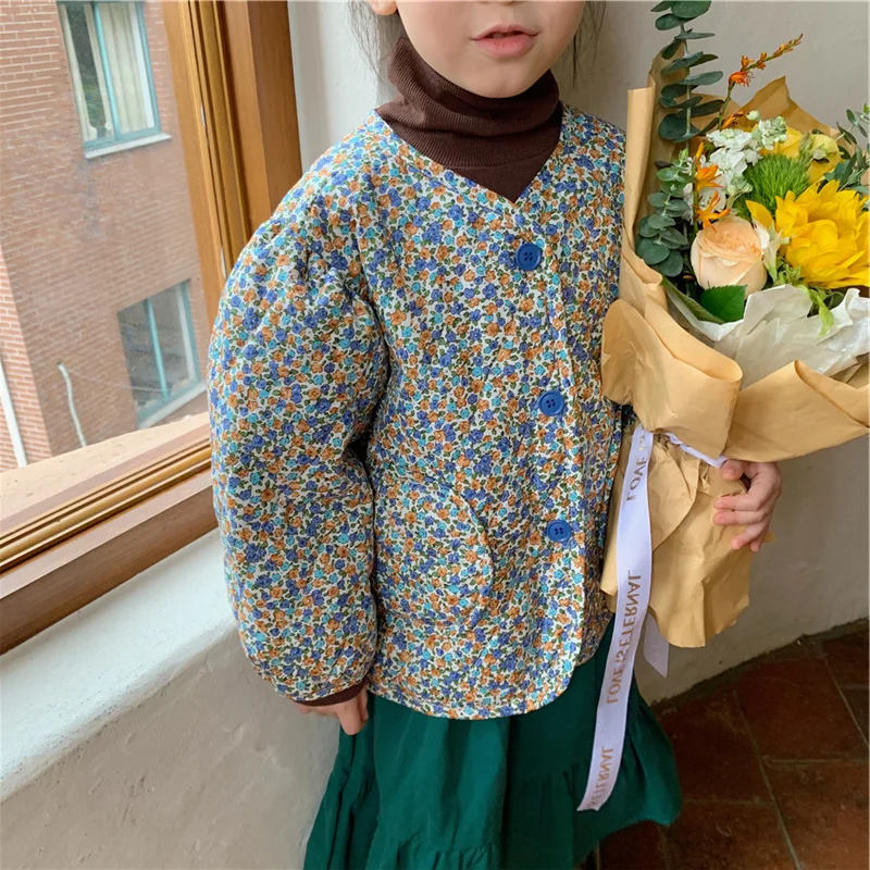 Girls Autumn 2022 Floral Cotton-padded Jackets Korean Style Fashion Oversized Warm Outwear Coats
Girls Autumn 2022 Floral Cotton-padded Jackets Korean Style Fashion Oversized Warm Outwear Coats