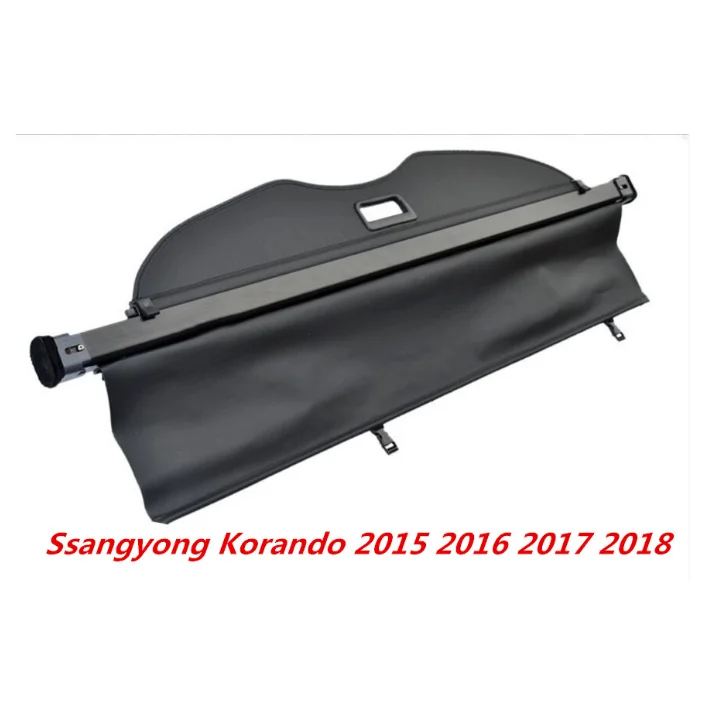 High quality Car Rear Trunk Security Shield Cargo Cover For 16-18 Ssangyong Korando 2015 2016 2017 2018 ( black, beige) 
High quality Car Rear Trunk Security Shield Cargo Cover For 16-18 Ssangyong Korando 2015 2016 2017 2018 ( black, beige)