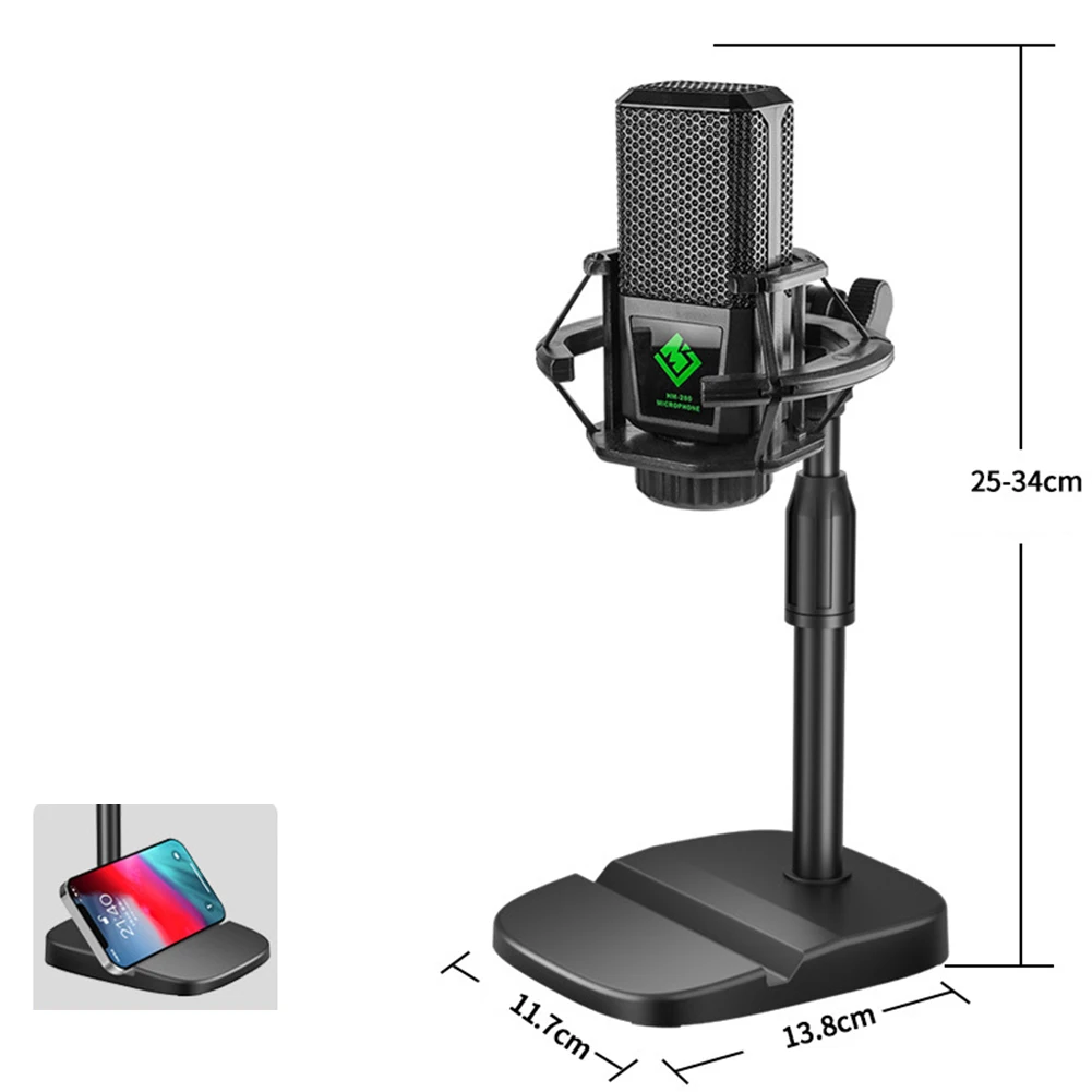 Adjustable Desktop Microphone Stand Holder Upgraded Table Mic Stand Bracket With Phone Tablet Base For Gaming Streaming Live
Adjustable Desktop Microphone Stand Holder Upgraded Table Mic Stand Bracket With Phone Tablet Base For Gaming Streaming Live