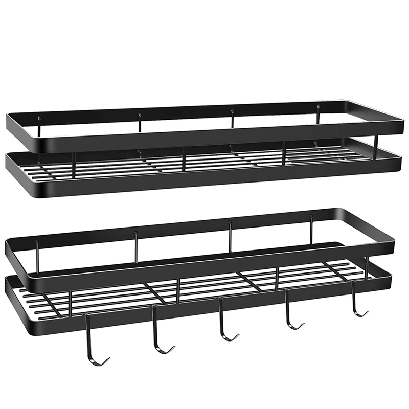 Farmhouse Spice Rack Organizer For Wall Mount - 2 Pack Drill-Free Spice Shelf Storage Organizer,Great For Kitchen Pantry
Farmhouse Spice Rack Organizer For Wall Mount - 2 Pack Drill-Free Spice Shelf Storage Organizer,Great For Kitchen Pantry