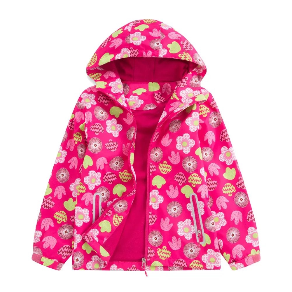 Children's Outdoor Jackets Hooded Long Sleeve Rain Coat Waterproof Windproof Warm Outwear Printed Boys Girls for Autumn Winter
Children's Outdoor Jackets Hooded Long Sleeve Rain Coat Waterproof Windproof Warm Outwear Printed Boys Girls for Autumn Winter