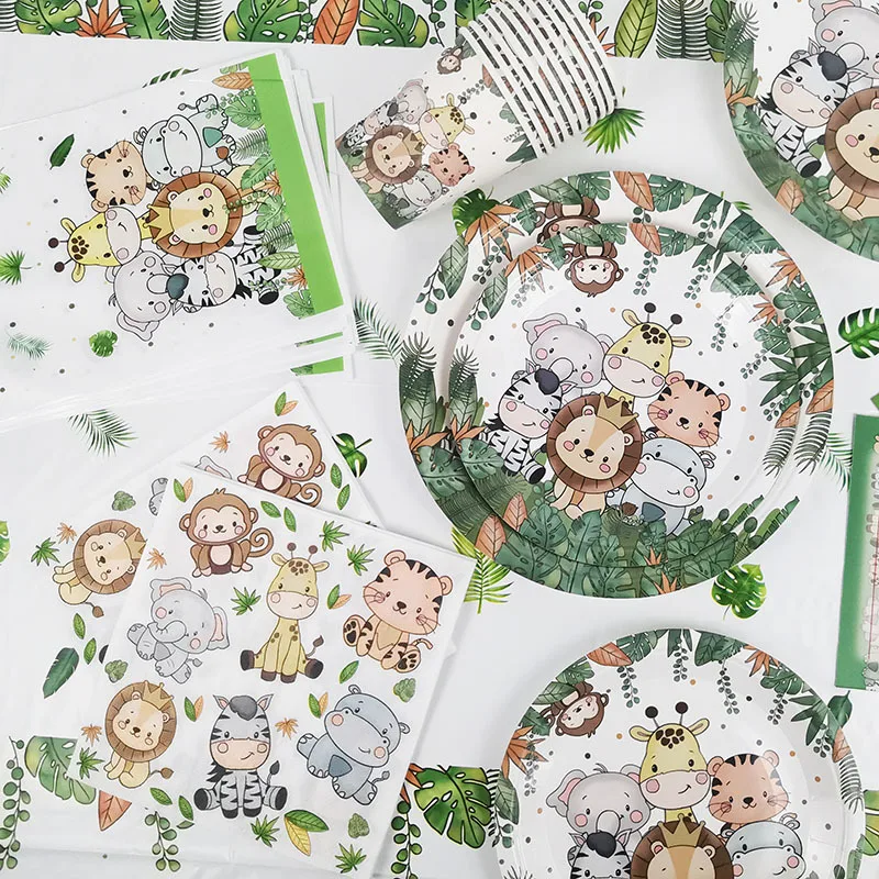 Jungle Safari Zoo Theme Party Disposable Tableware Set Tablecloth Plate Cup Napkin Forest Lion Birthday Party Decoration Kid Boy
Jungle Safari Zoo Theme Party Disposable Tableware Set Tablecloth Plate Cup Napkin Forest Lion Birthday Party Decoration Kid Boy