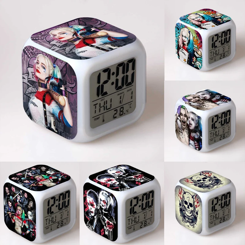 DC Anime LED Light Harley Quinn Colorful Color Change Children Students Bedroom Decor Alarm Clock Sticker Toy Birthday Gifts
DC Anime LED Light Harley Quinn Colorful Color Change Children Students Bedroom Decor Alarm Clock Sticker Toy Birthday Gifts