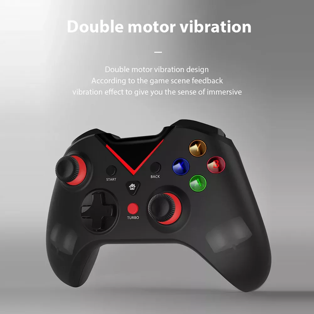 NEW2023 Wireless Gamepad Dual Vibration 2.4G Wireless Gamepad Controller Six Axis with Turbo Function for Xbox One Windows 10/8
NEW2023 Wireless Gamepad Dual Vibration 2.4G Wireless Gamepad Controller Six Axis with Turbo Function for Xbox One Windows 10/8