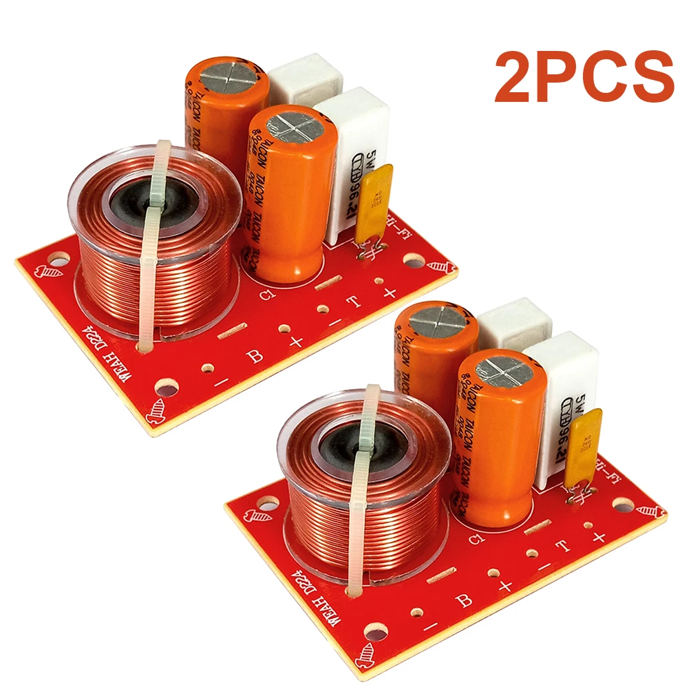 2pcs/set Filter Circuit For Speaker HIFI Treble Bass Frequency Divider Audio DIY Home Theater 16mm Capacitor Stereo Easy Install
2pcs/set Filter Circuit For Speaker HIFI Treble Bass Frequency Divider Audio DIY Home Theater 16mm Capacitor Stereo Easy Install