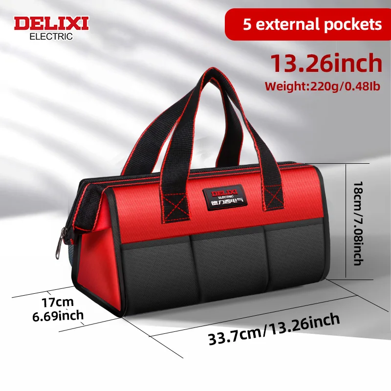 DELIXI ELECTRIC Сумка для инструментов 13/14 дюймов
DELIXI ELECTRIC Сумка для инструментов 13/14 дюймов