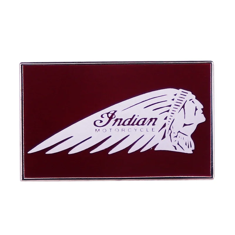 Значок логотипа индийского мотоцикла
Значок логотипа индийского мотоцикла