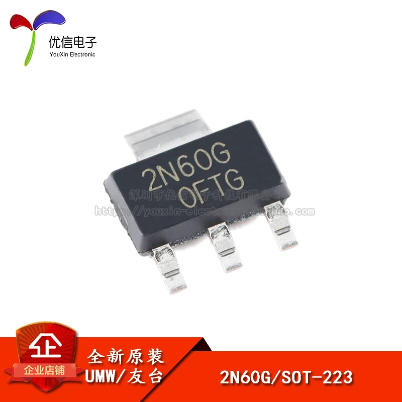 Оригинальная Подлинная МОП-трубка UMW 2N60G SOT-223 600V2A N-channel power чип FET
Оригинальная Подлинная МОП-трубка UMW 2N60G SOT-223 600V2A N-channel power чип FET