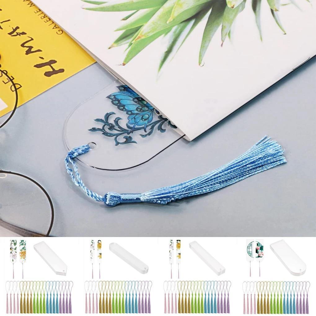 Bookmark DIY Kit Universal Exquisite Handicraft Making Tool Tassel Pendant Interesting Bookmarks Making Set Type 1
Bookmark DIY Kit Universal Exquisite Handicraft Making Tool Tassel Pendant Interesting Bookmarks Making Set Type 1
