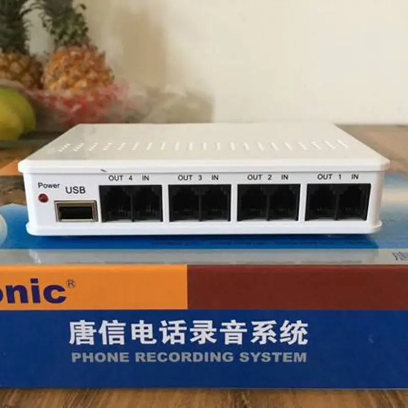 

Telephone Call Recorder System Equipment USB Sound Recording Box Enterprise Business Call Record Management audio recorder