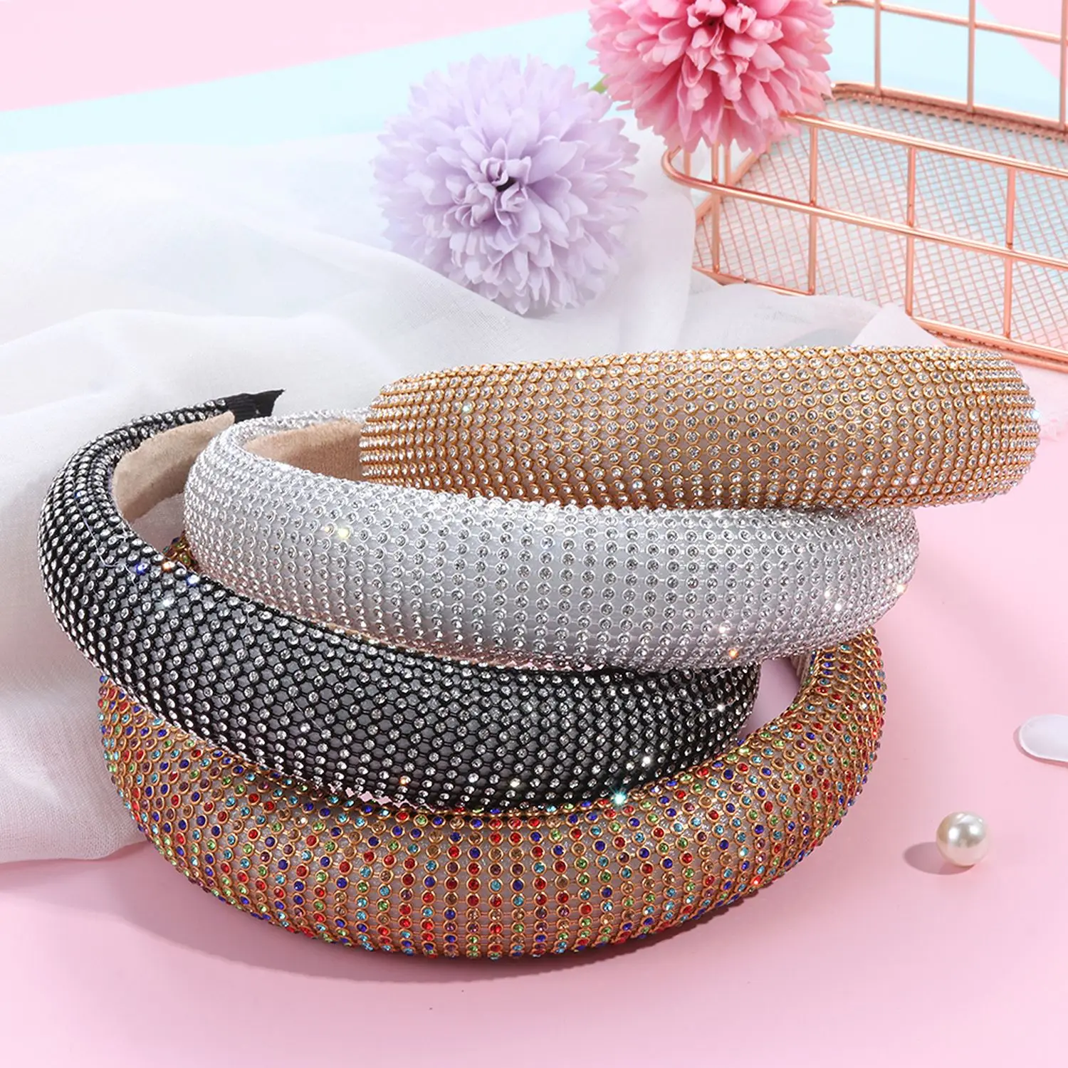Party Crown Headpiece Baroque Headbands Diamond Crystal Headbands Rhinestone Padded Headband Wide Glitter Hairbands
Party Crown Headpiece Baroque Headbands Diamond Crystal Headbands Rhinestone Padded Headband Wide Glitter Hairbands