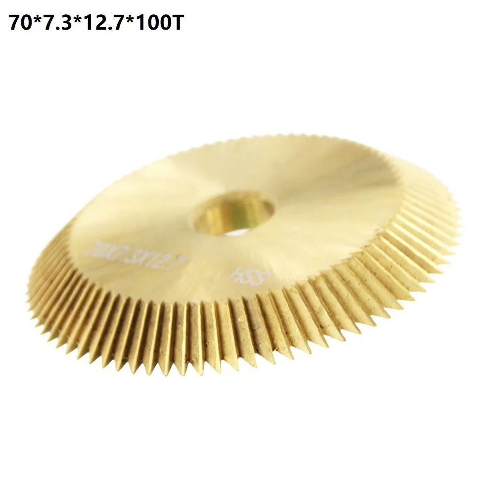 1pc 70x7.3x12.7mm 80T HSS Key Machine Cutter Titanium Coated Saw Blade Locksmith Steel Saw Blade Double-sided Tooth Cutting Blad
1pc 70x7.3x12.7mm 80T HSS Key Machine Cutter Titanium Coated Saw Blade Locksmith Steel Saw Blade Double-sided Tooth Cutting Blad