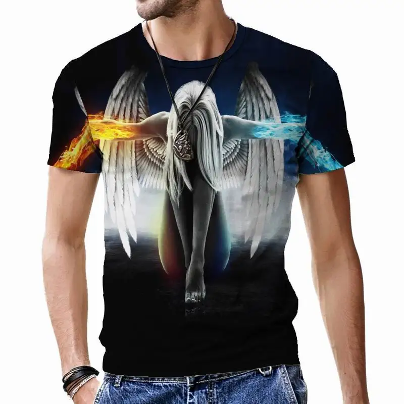 Visual Error Men's T-shirts Cool O-Neck 3D Print Harajuku Oversized Casual Male Loose Style Hip Hop Short Sleeve Clothes Funny
Visual Error Men's T-shirts Cool O-Neck 3D Print Harajuku Oversized Casual Male Loose Style Hip Hop Short Sleeve Clothes Funny