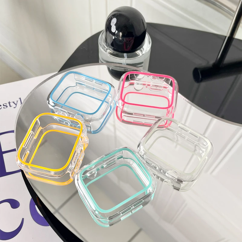 Luminous Transparent Cover for Apple Watch band 38mm 42mm 45mm 41mm 44mm 40mm Protector Case For iwatch serie 7 6 SE 5 4 3 2 1
Luminous Transparent Cover for Apple Watch band 38mm 42mm 45mm 41mm 44mm 40mm Protector Case For iwatch serie 7 6 SE 5 4 3 2 1