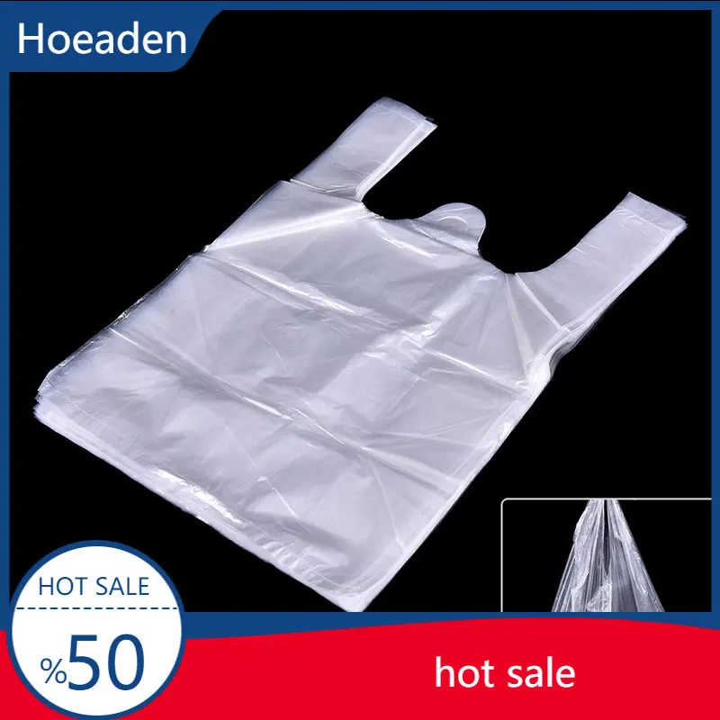 50Pcs Supermarket Plastic Bags With Handle Useful Storage Transparent Shopping Bag Food Packaging Keep Fresh Tools
50Pcs Supermarket Plastic Bags With Handle Useful Storage Transparent Shopping Bag Food Packaging Keep Fresh Tools