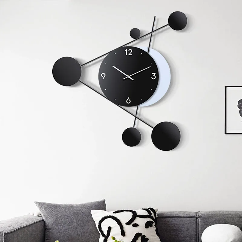 Nordic Clock Wall Clock Living Room Creative Trend Atmosphere Restaurant Home Decoration Wall Wall Wall Clock Modern Simplicity 
Nordic Clock Wall Clock Living Room Creative Trend Atmosphere Restaurant Home Decoration Wall Wall Wall Clock Modern Simplicity