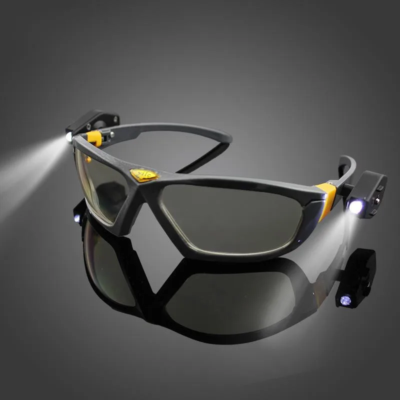 Защитные очки противоударные ночного видения со светодиодсветильник кой для