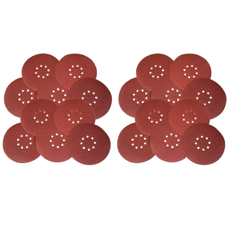 40 PCS 9-Inch 8-Hole Hook-And-Loop Sanding Discs Sander Paper for Drywall Sander,120-Grit & 150-Grit
40 PCS 9-Inch 8-Hole Hook-And-Loop Sanding Discs Sander Paper for Drywall Sander,120-Grit & 150-Grit
