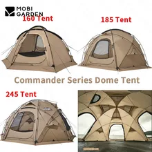MOBI GARDEN Camping Tent 18.8㎡Large Space Dome Tent 8 Persons Outdoor Luxury Family 70D Nylon Four Seasons Hemispherical 3 Style
