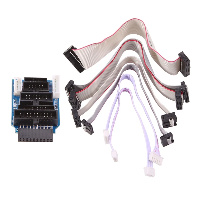 Эмулятор V8 JTAG адаптер конвертер для J-Link с 7 шт. 4-контактный 6-контактный 10-контактный 20-контактный серый плоский кабель Dupont провод
Эмулятор V8 JTAG адаптер конвертер для J-Link с 7 шт. 4-контактный 6-контактный 10-контактный 20-контактный серый плоский кабель Dupont провод