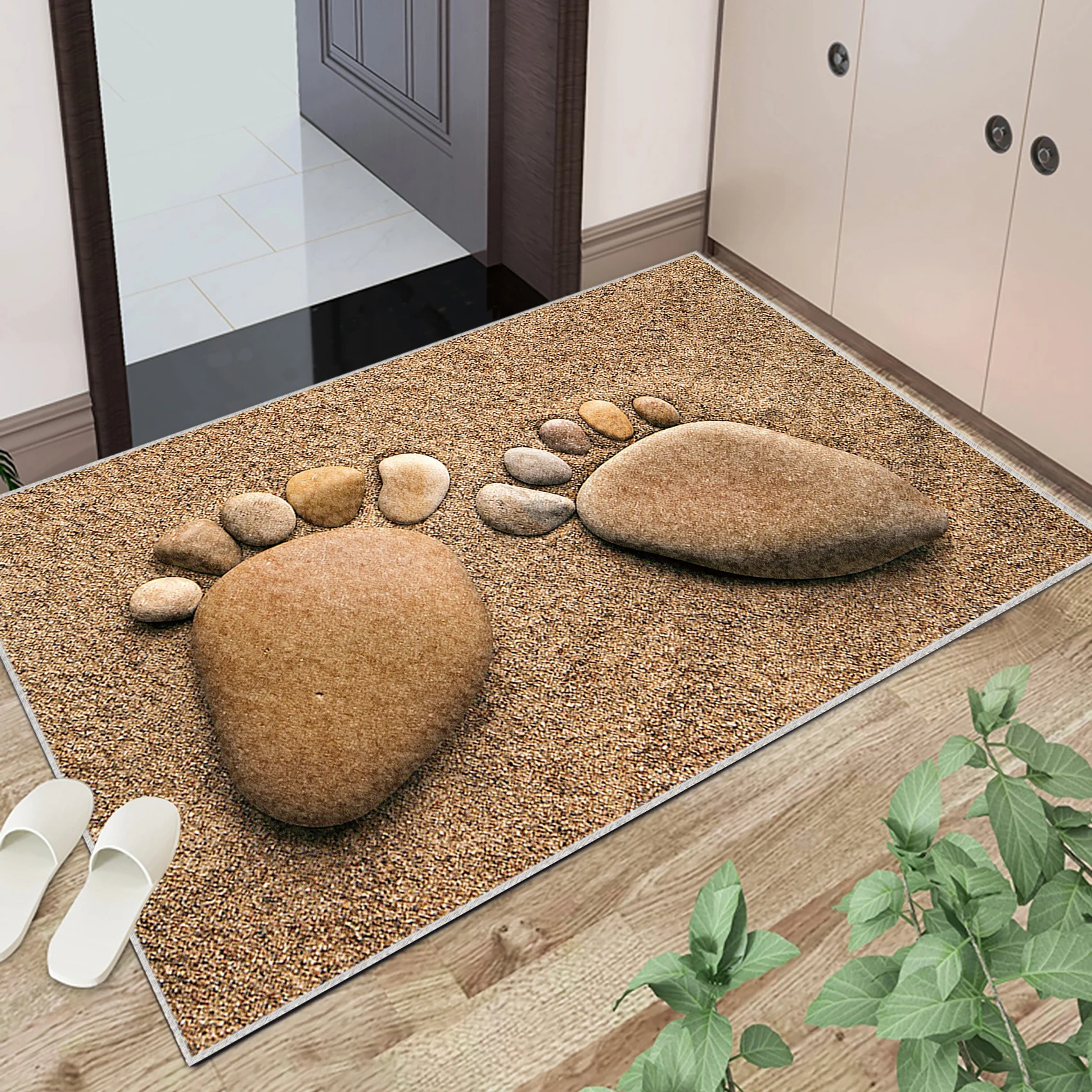 Cartoon 3D Feet Shape Cobblestone Doormats Home Entrance Floor Carpet Bathroom Mat Living Room Kitchen Decor Doormats Long Rug
Cartoon 3D Feet Shape Cobblestone Doormats Home Entrance Floor Carpet Bathroom Mat Living Room Kitchen Decor Doormats Long Rug