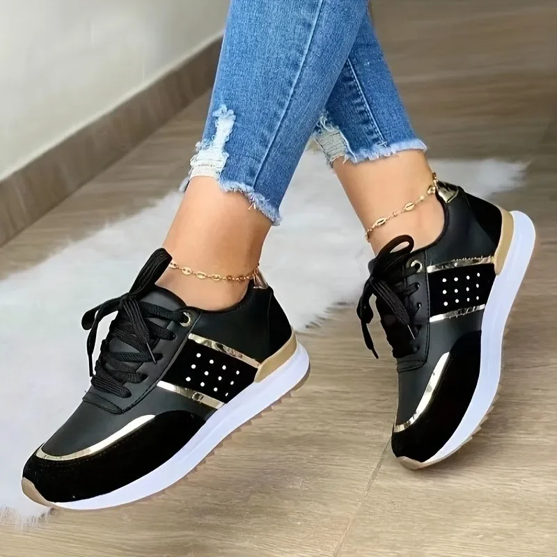 2023 Women's Fashionable Vulcanized Sneakers Thick-soled Flat Shoes Women's Casual Shoes Suede Breathable Low-Heel Sneakers
2023 Women's Fashionable Vulcanized Sneakers Thick-soled Flat Shoes Women's Casual Shoes Suede Breathable Low-Heel Sneakers