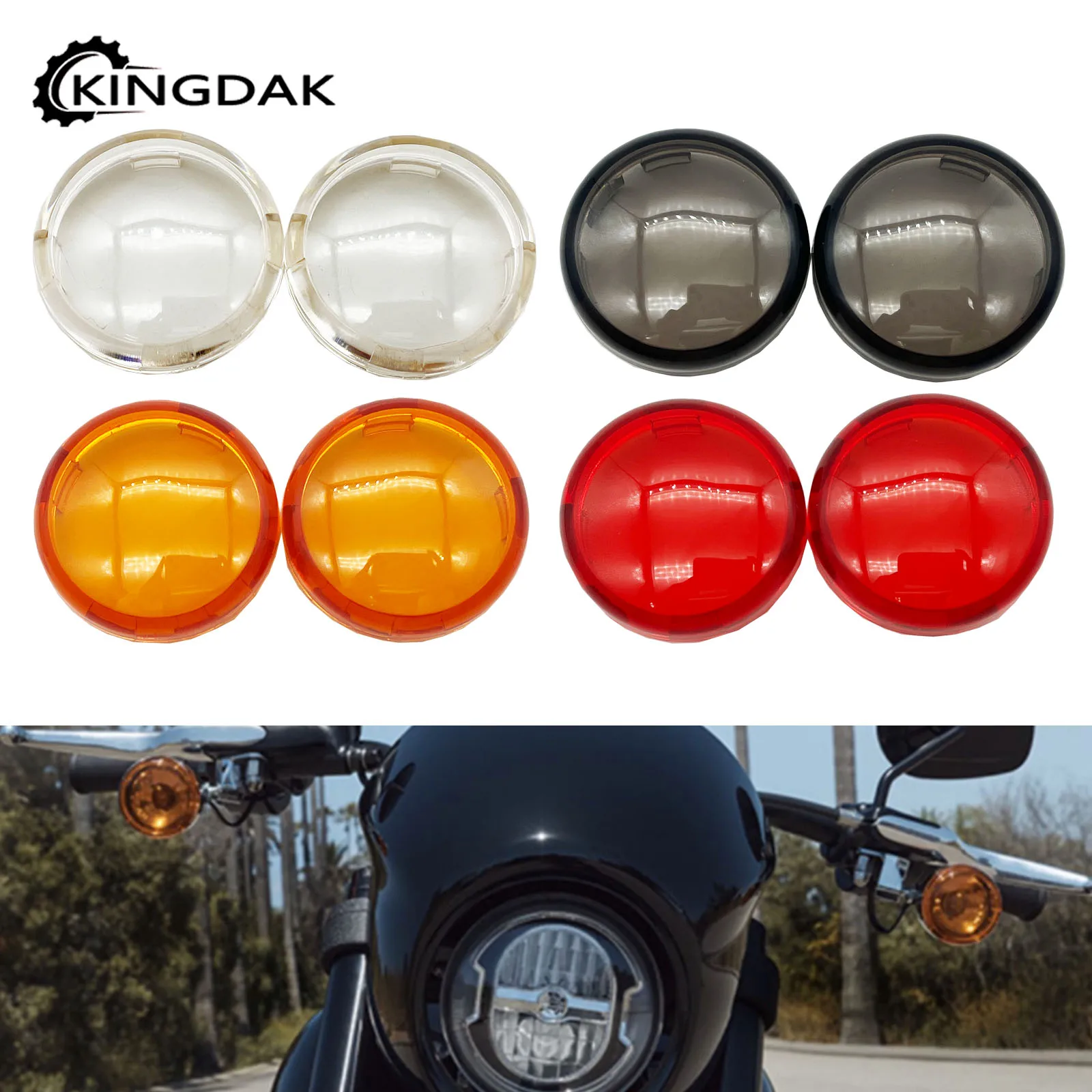 Motorcycle 2 Inch Bullet Turn Signal Light Lens Cover Front Rear Fit For Harley Sportster XL Street Glide Road King Softail
Motorcycle 2 Inch Bullet Turn Signal Light Lens Cover Front Rear Fit For Harley Sportster XL Street Glide Road King Softail