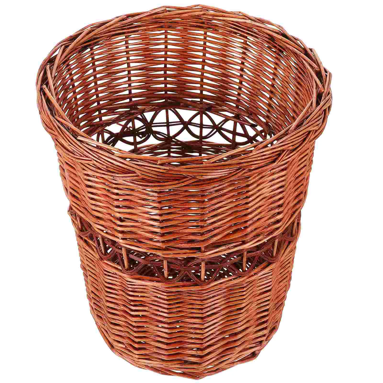 Rattan Trash Can Woven Baskets Pastoral Style Garbage Bin Home Accessory Flower Natural Wicker Supply Office Decorative
Rattan Trash Can Woven Baskets Pastoral Style Garbage Bin Home Accessory Flower Natural Wicker Supply Office Decorative